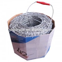 Brazil popular Galvanized barbed wire price per meter